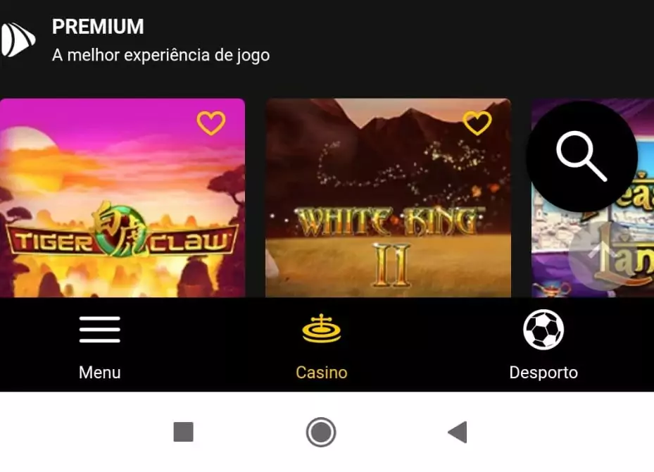 tiger claw, whiteking 2, premium jogos de casino online portugal