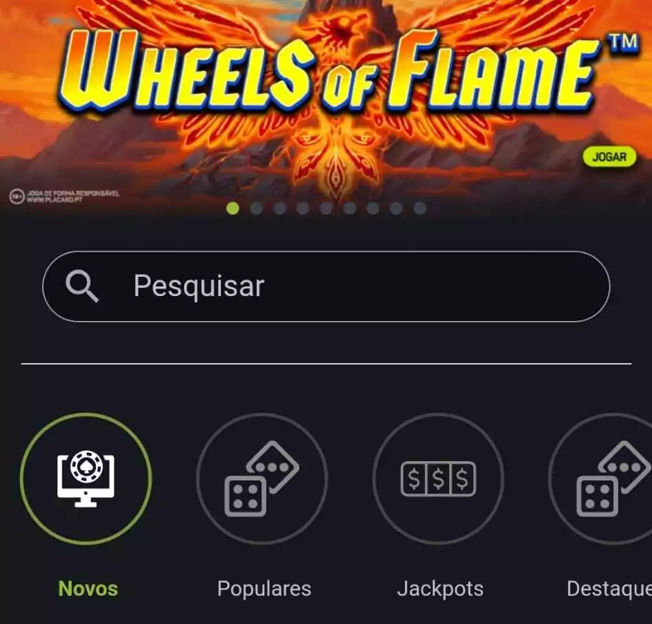 wheels of flame jogo ao vivo, casino online portugal