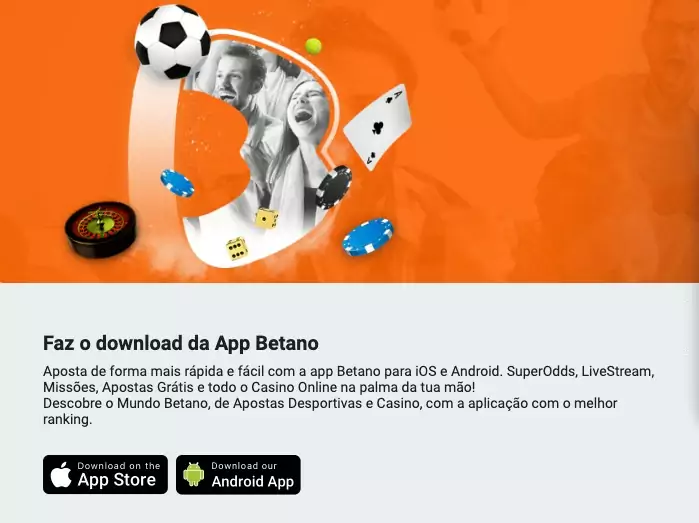 Betano Casino online
Faz o download da App Betano