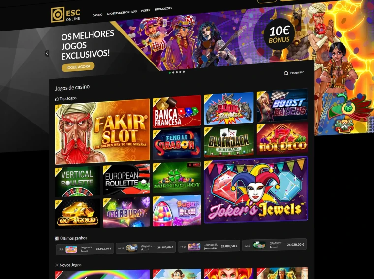 Plataforma Ágil

Aposta Gratuita de 10€

Bônus de Depósito Até 250€

Mais de 1500 Jogos de Casino

Poker na Internet

Handicap Asiático

Streaming Ao Vivo

Encerrar Aposta