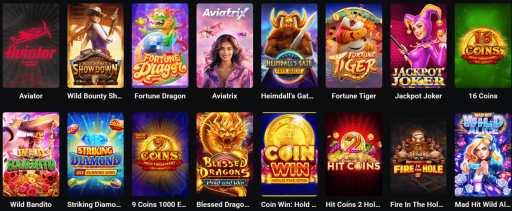 Jogos de Slots no Leon Casino